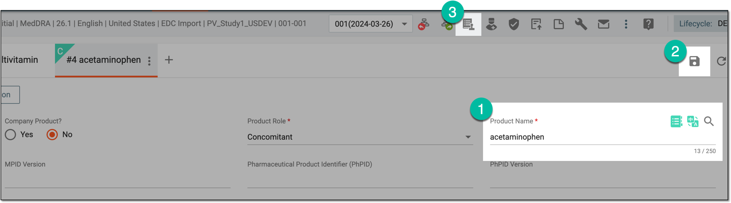 Accessing product autocoding with synonym list