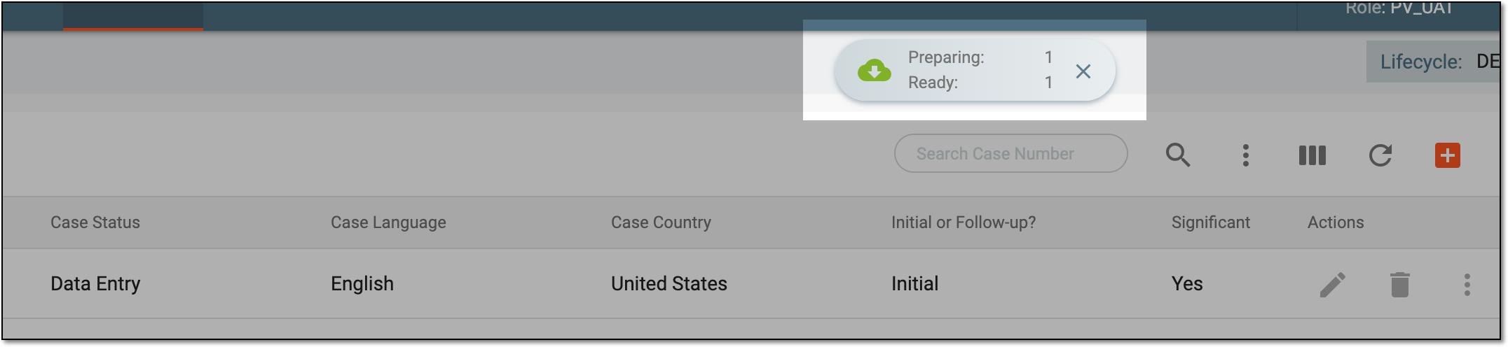 Downloads widget