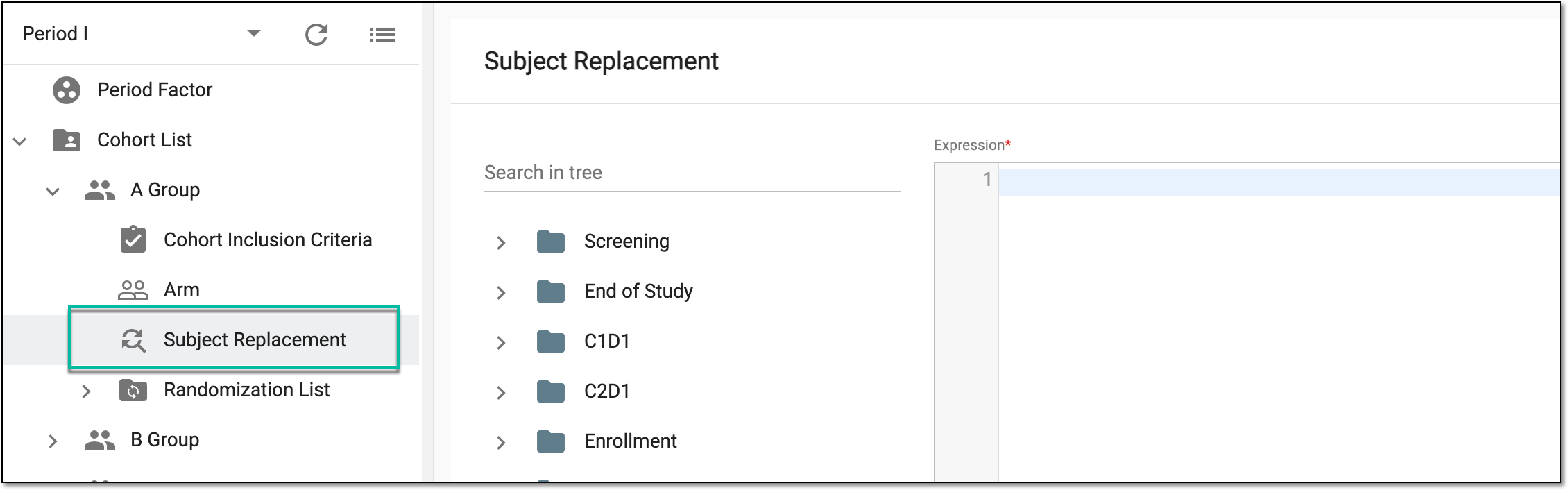Selecting subject replacement