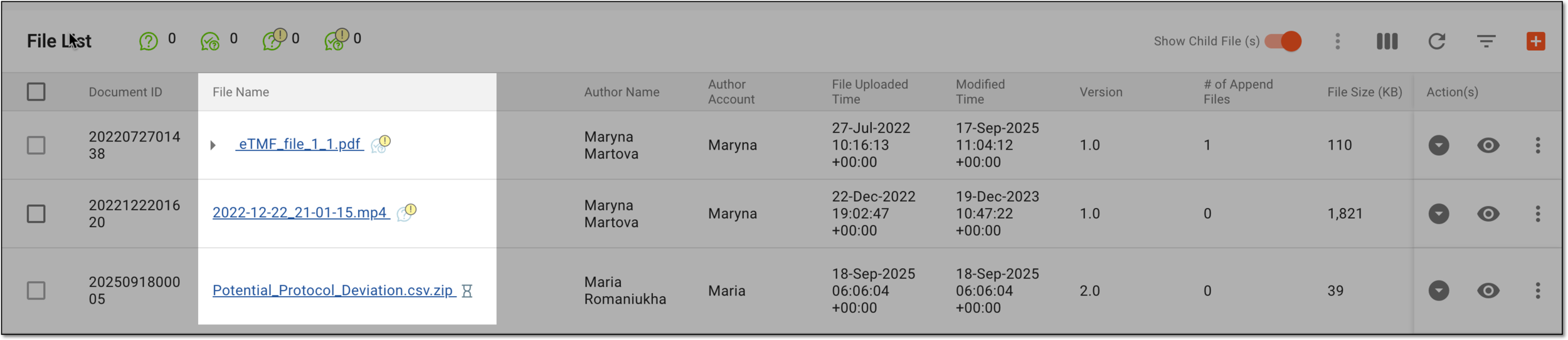 Accessing file