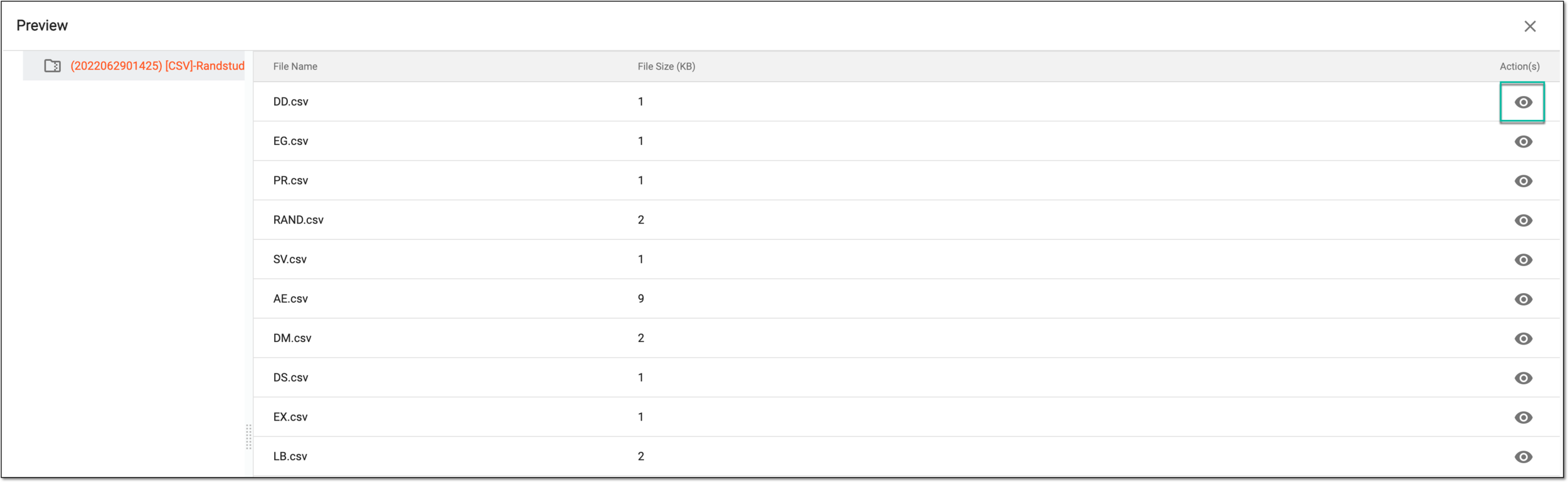 Previewing ZIP files