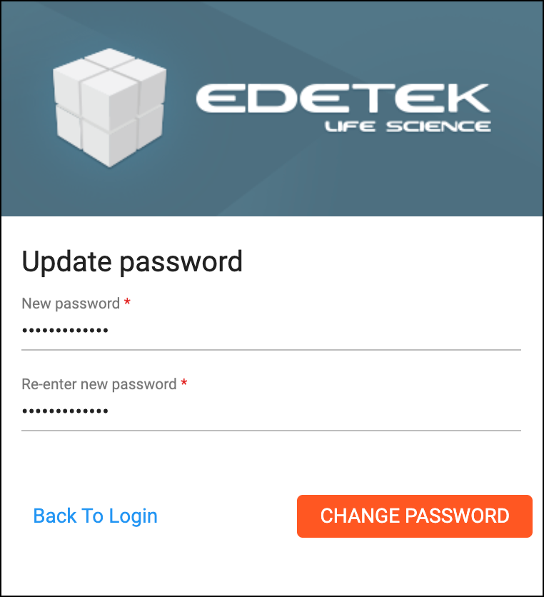 Updating password