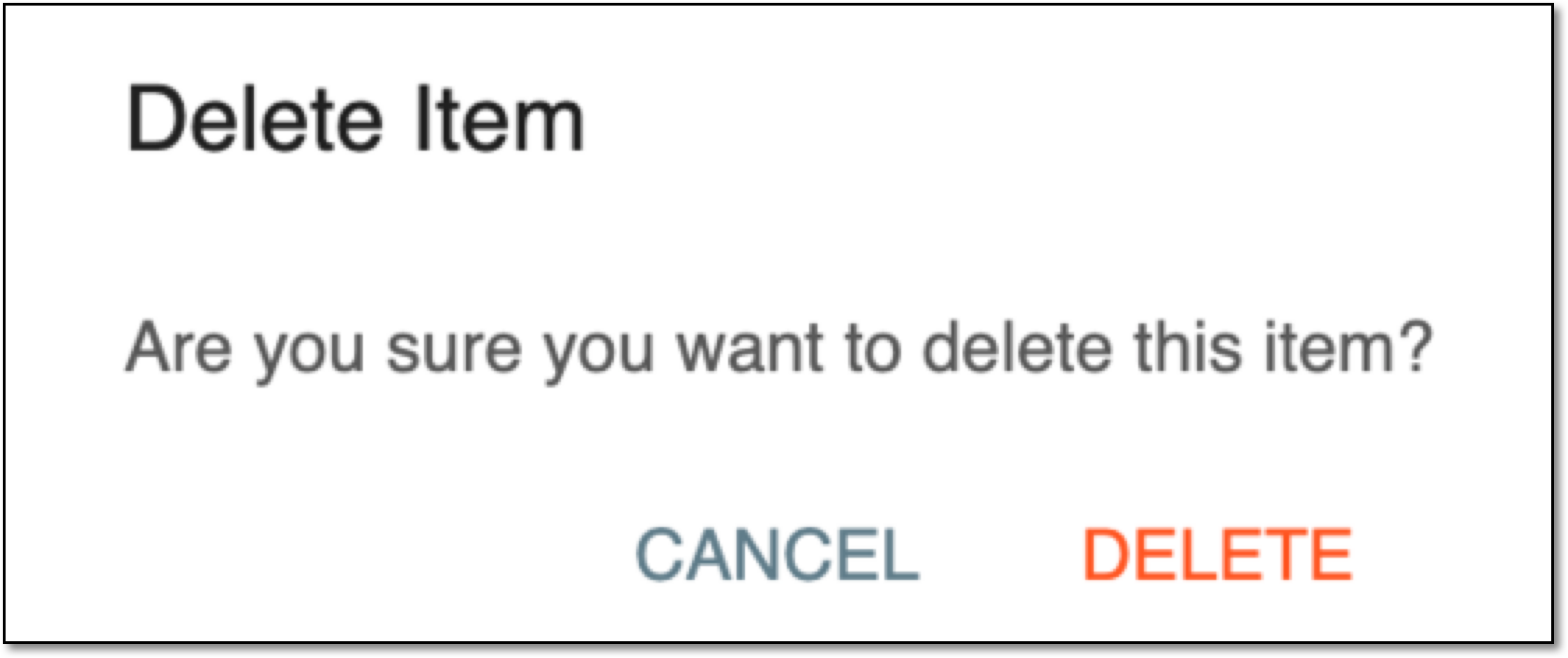 Confirming additional ID deletion