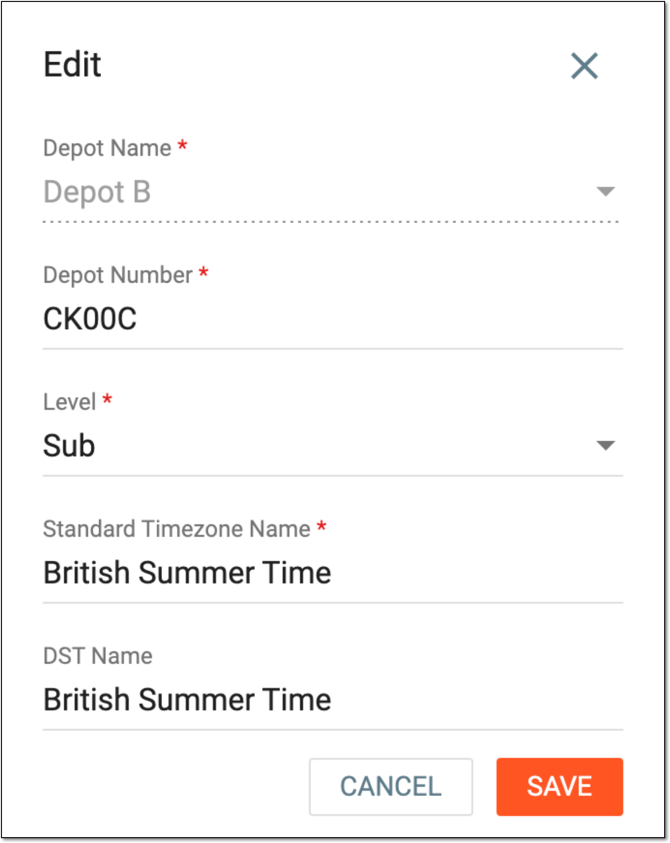 Adding depot to study