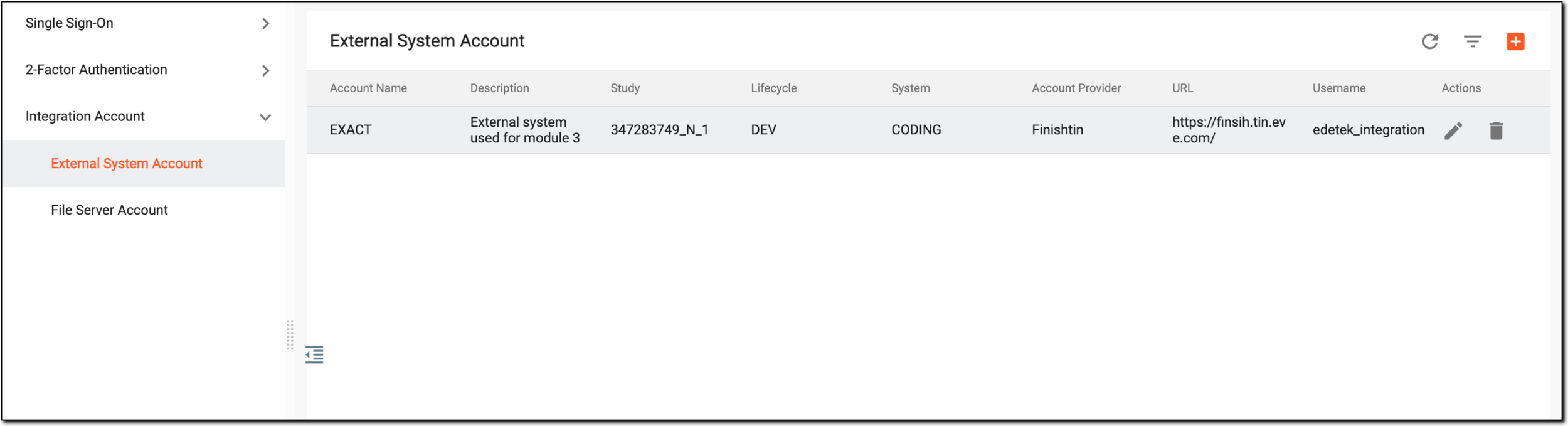 Integration account configuration