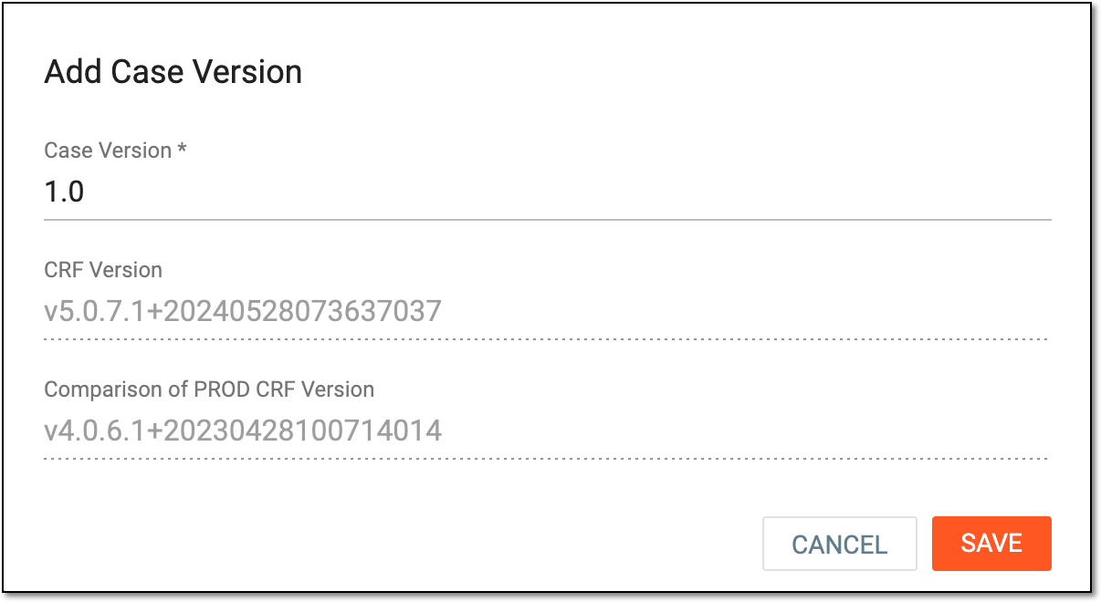 Adding testing case version