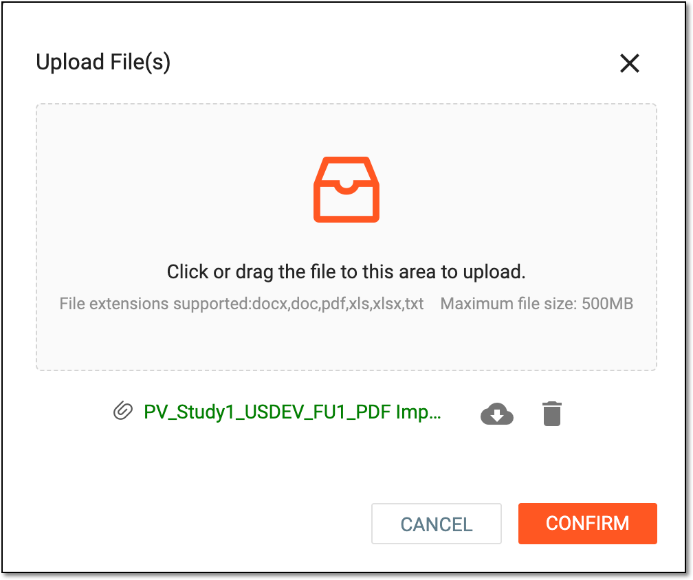 Uploading files to group