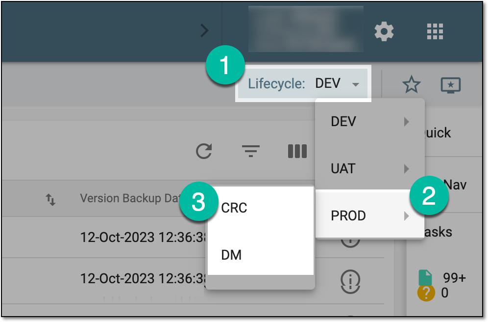 Accessing PROD lifecycle