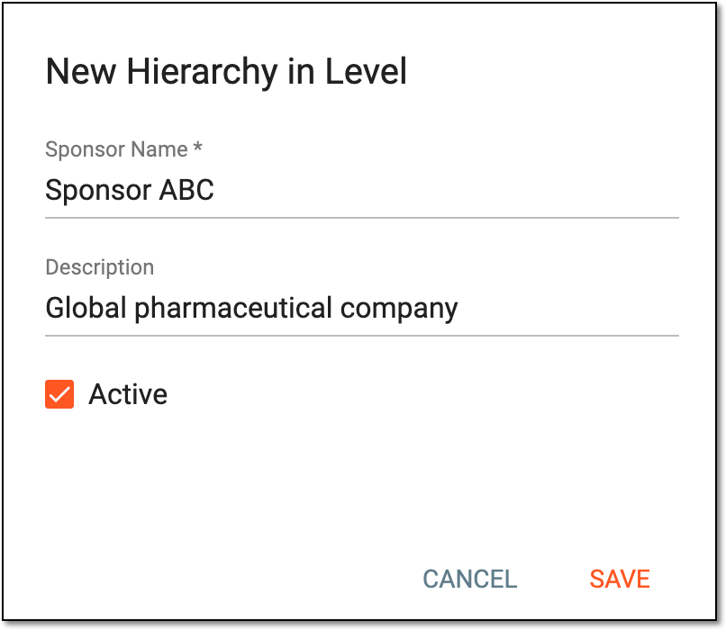 Adding sponsor to company