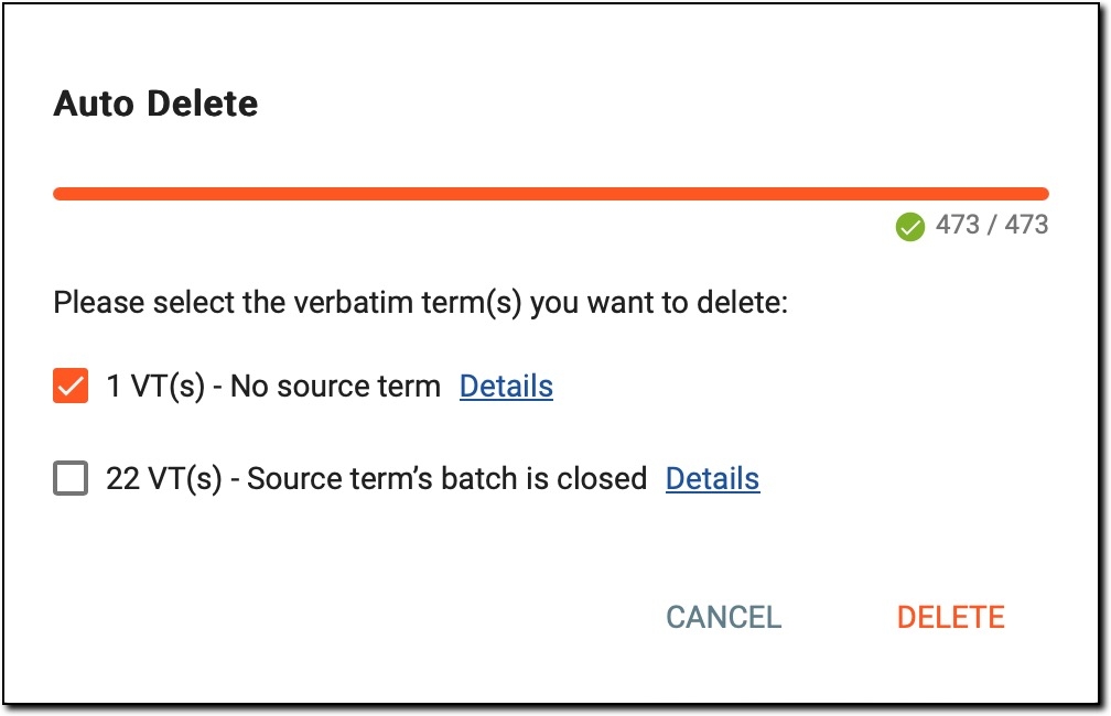 Autodeleting VTs