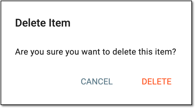 Confirming dispensing plan alert deletion