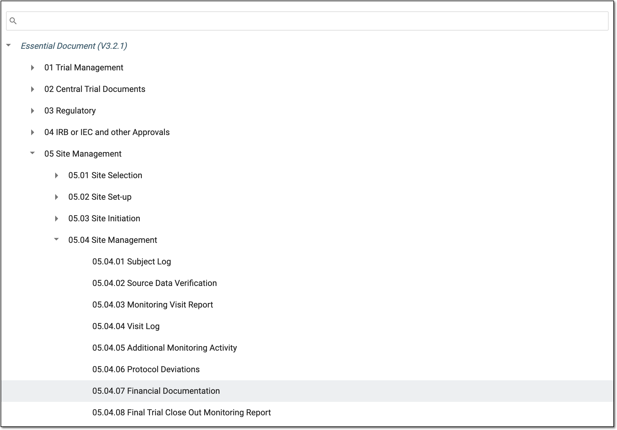 Selecting financial file storage directory