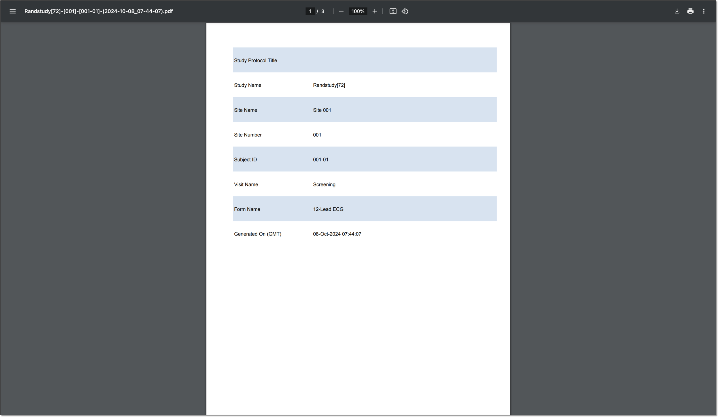 Previewing source document