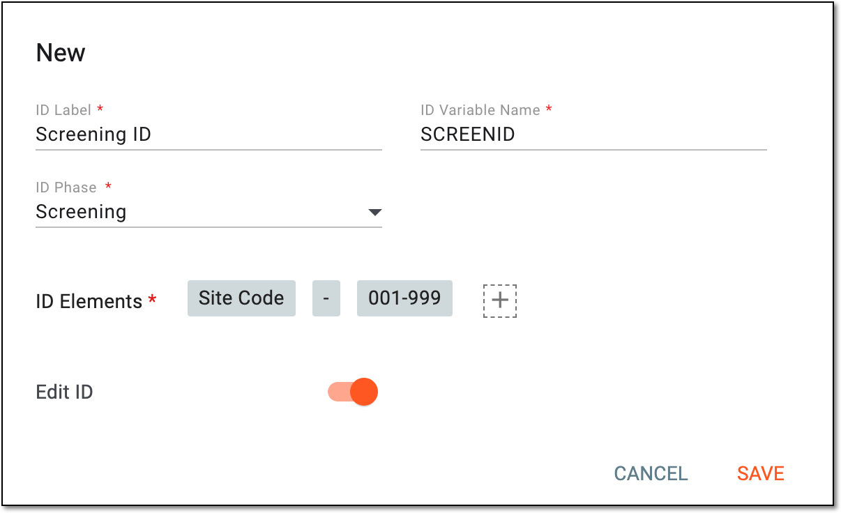 Configuring additional ID for subjects