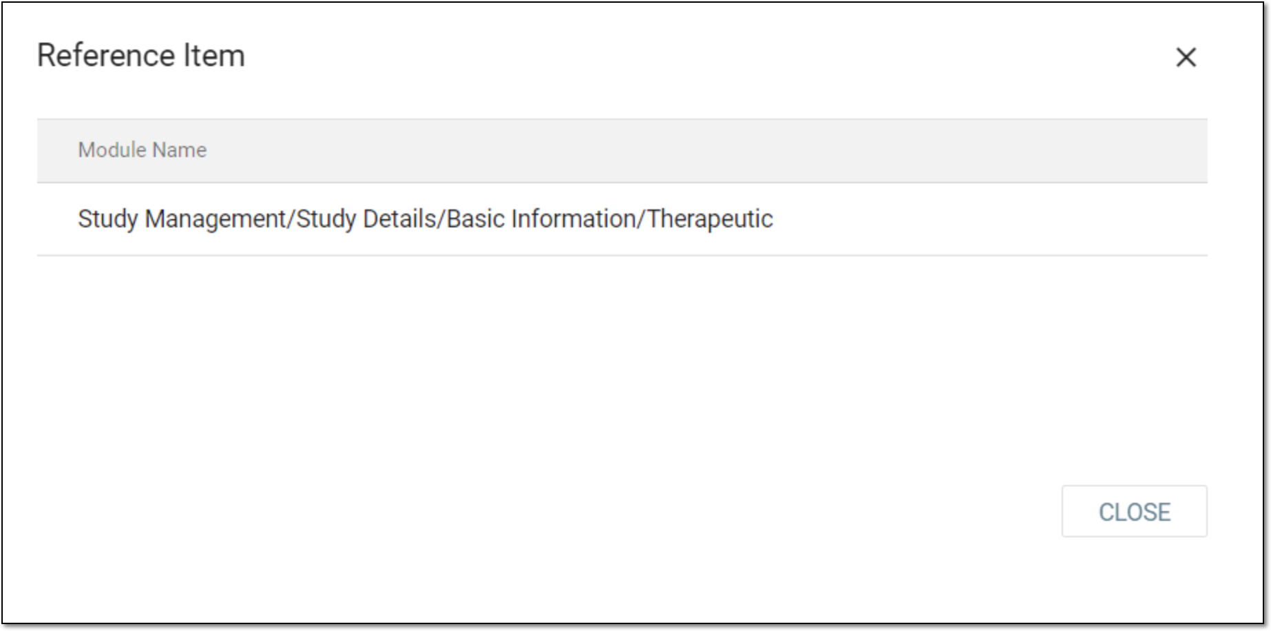 Viewing data element reference details