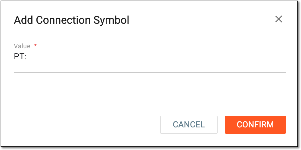 Adding connection symbol