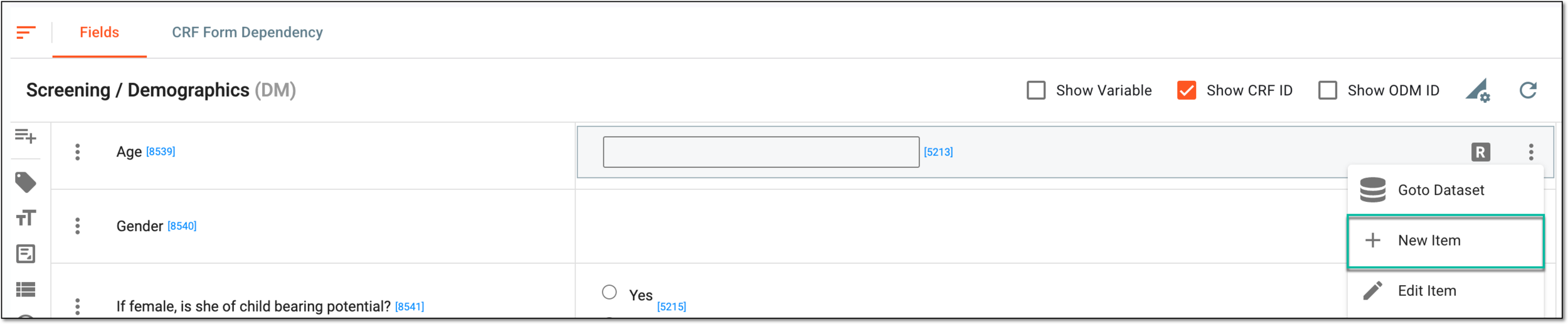 Adding checkbox to existing item