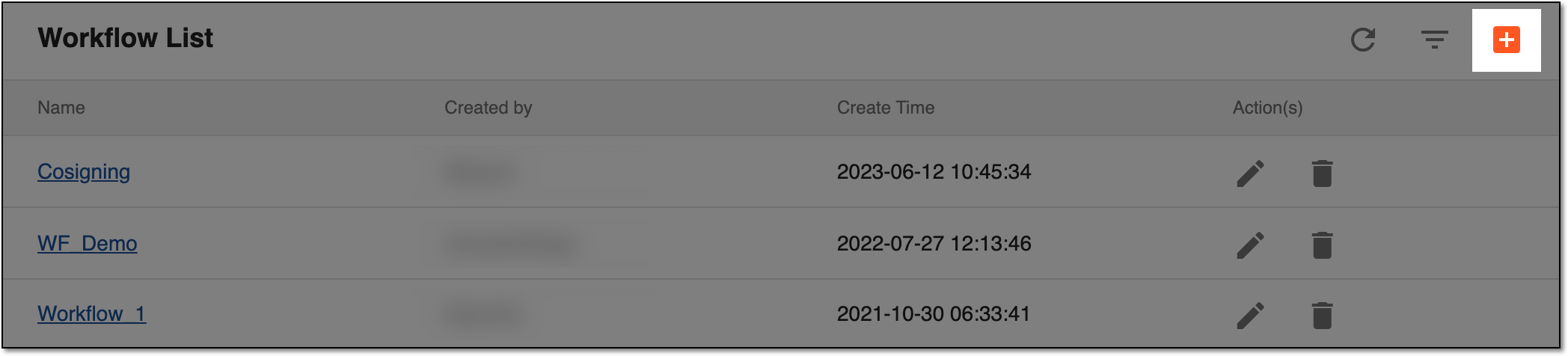 Adding new workflow