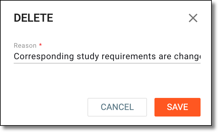 Confirming workflow deletion