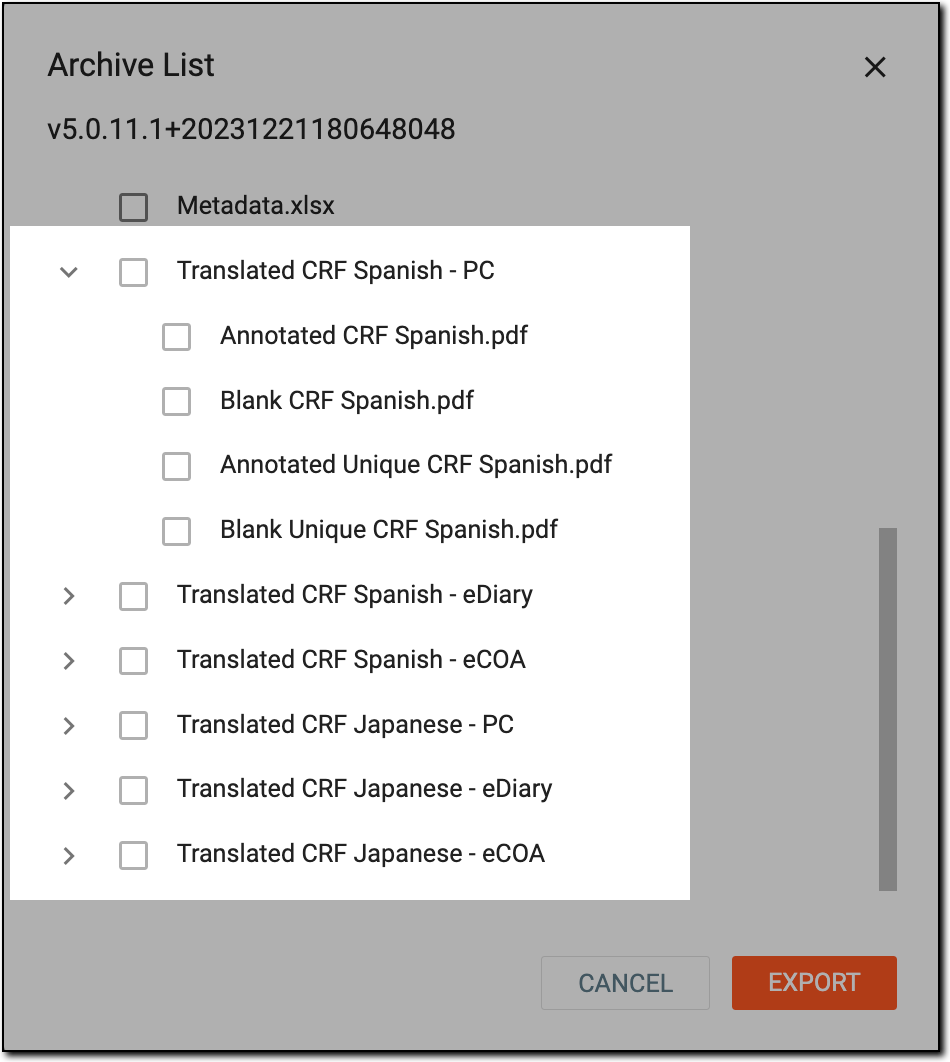 Translated CRF