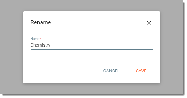 Renaming form