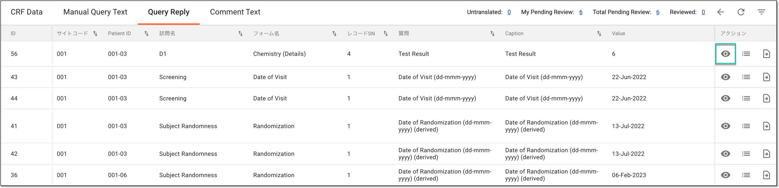 Accessing translation text review