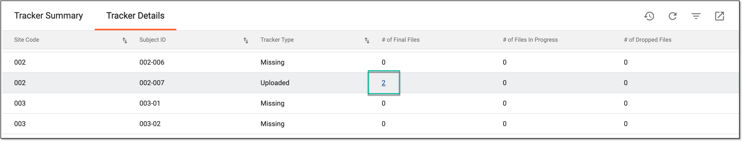 Accessing file list