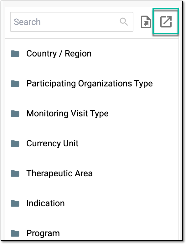 Exporting reference data