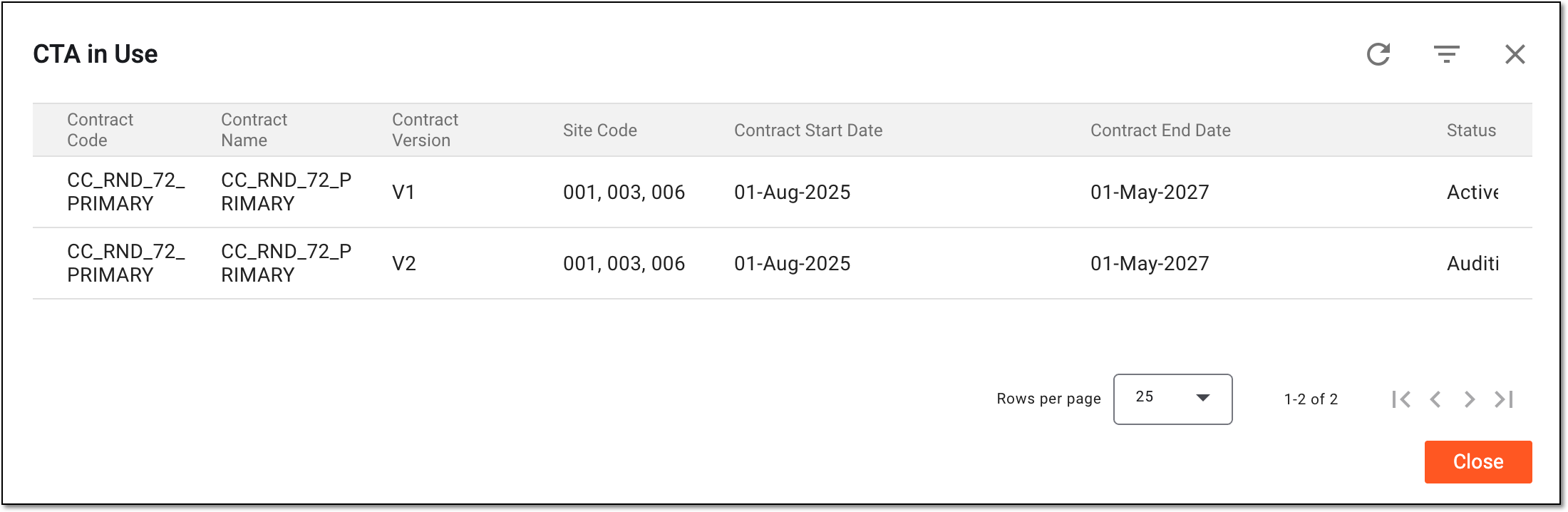 Referencing contracts that use template