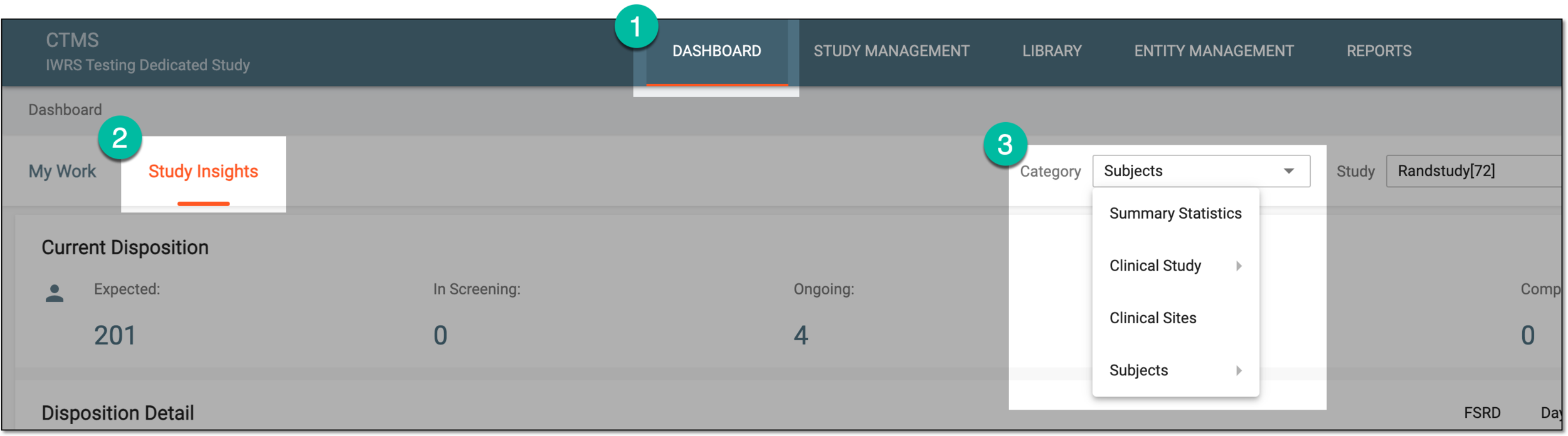 Accessing report category