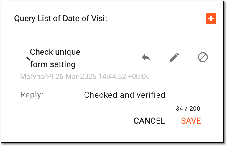 Replying to query