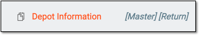 Master and return indicators