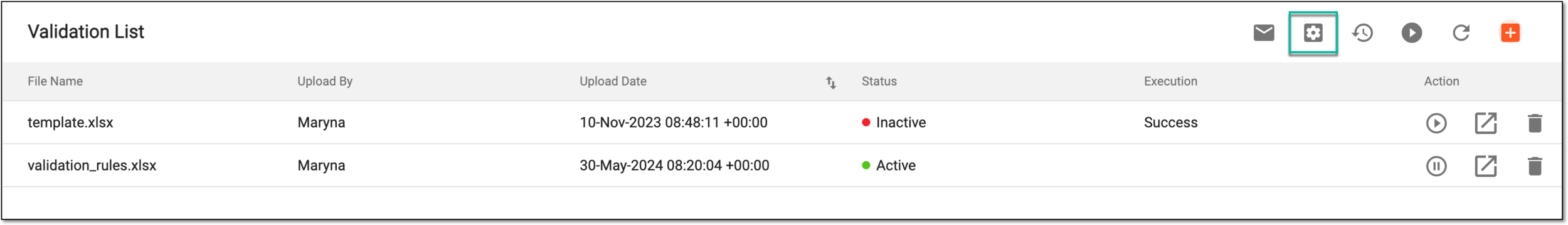 Selecting Manual Query Setting option