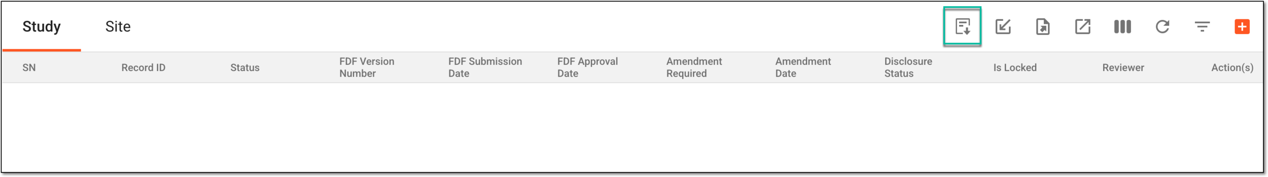 Downloading tracking log entry template