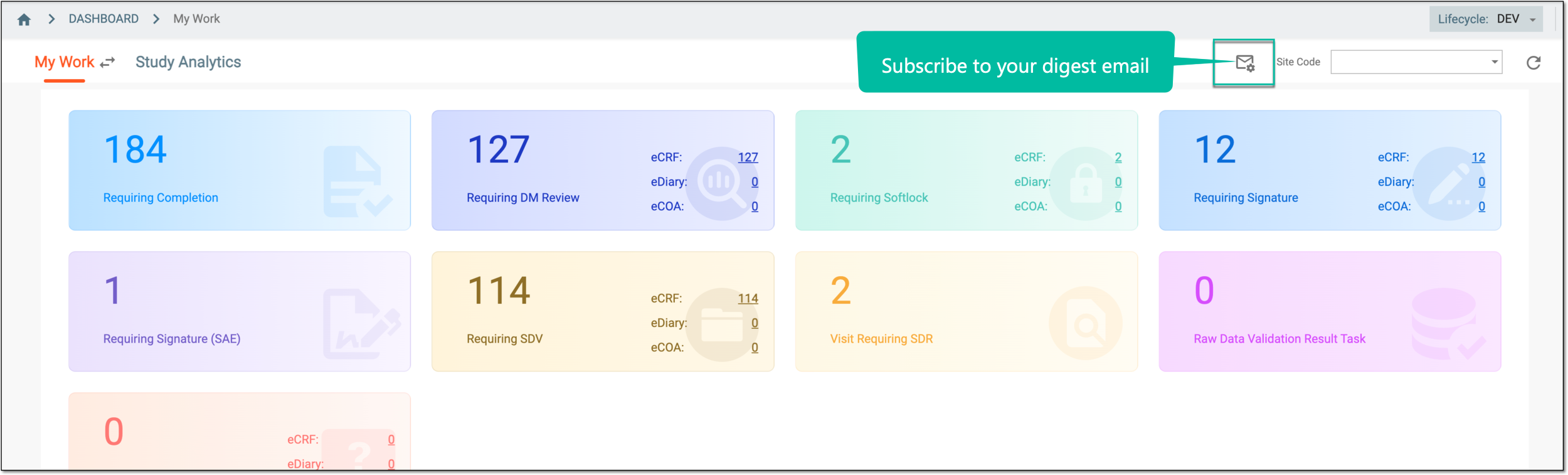 Accessing subscription settings