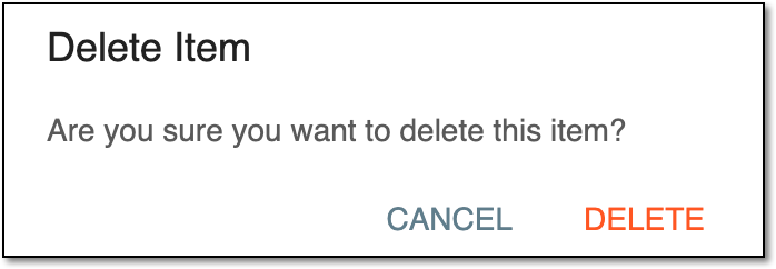 Confirming file type deletion