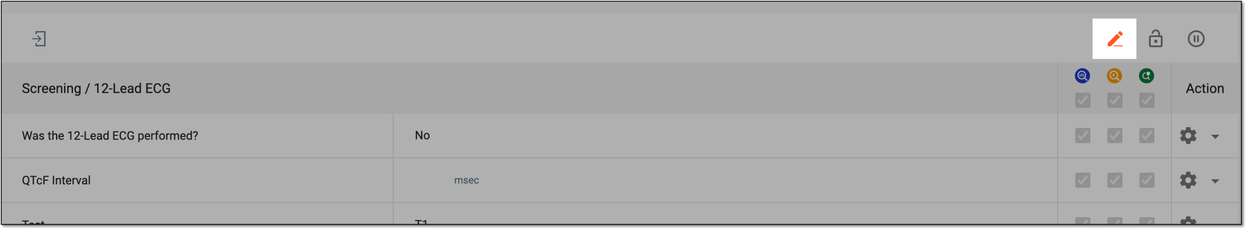 Signing form
