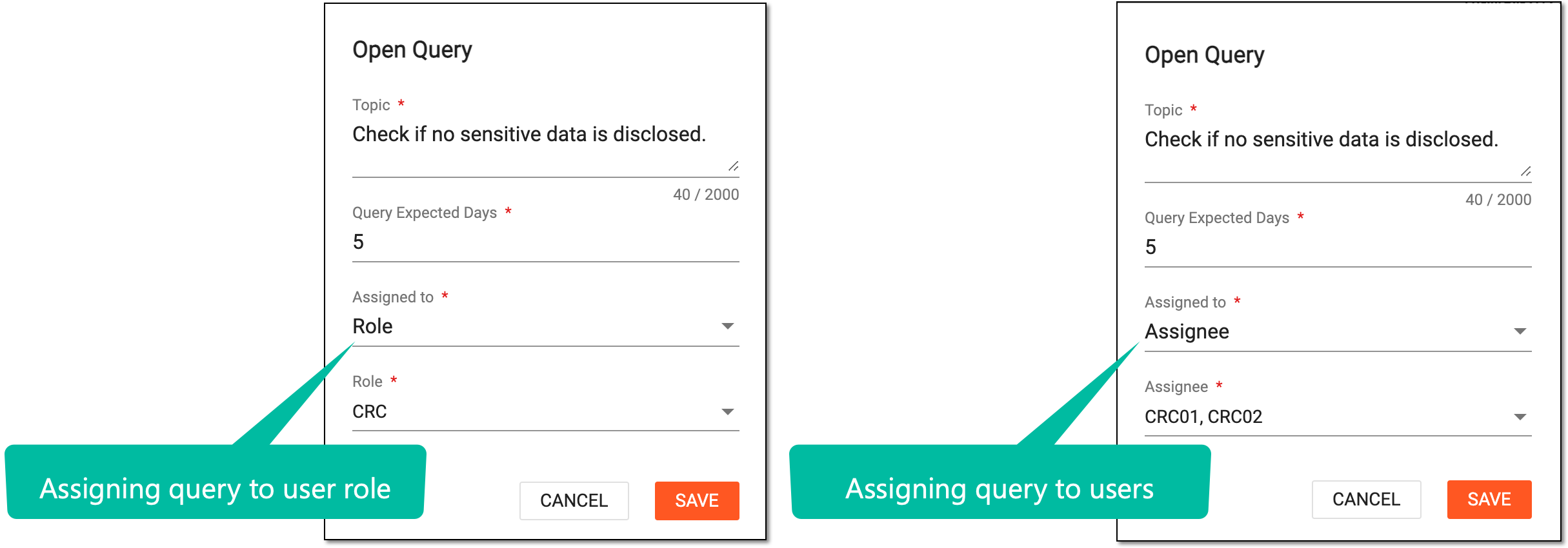 Opening query