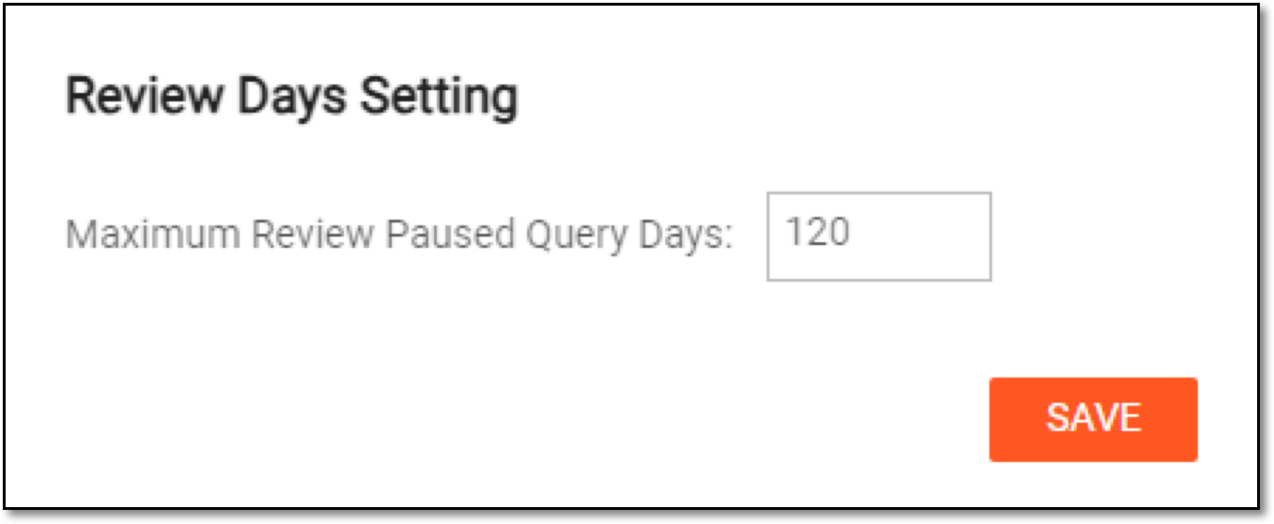 Updating query days
