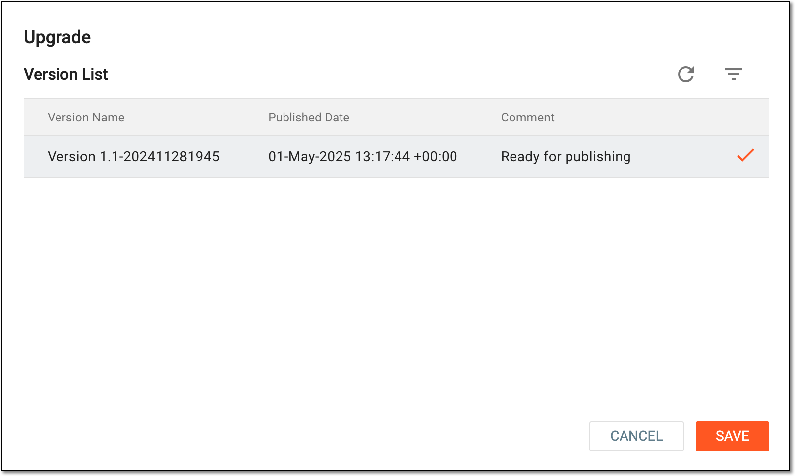 Upgrading version for subject dispensing plan