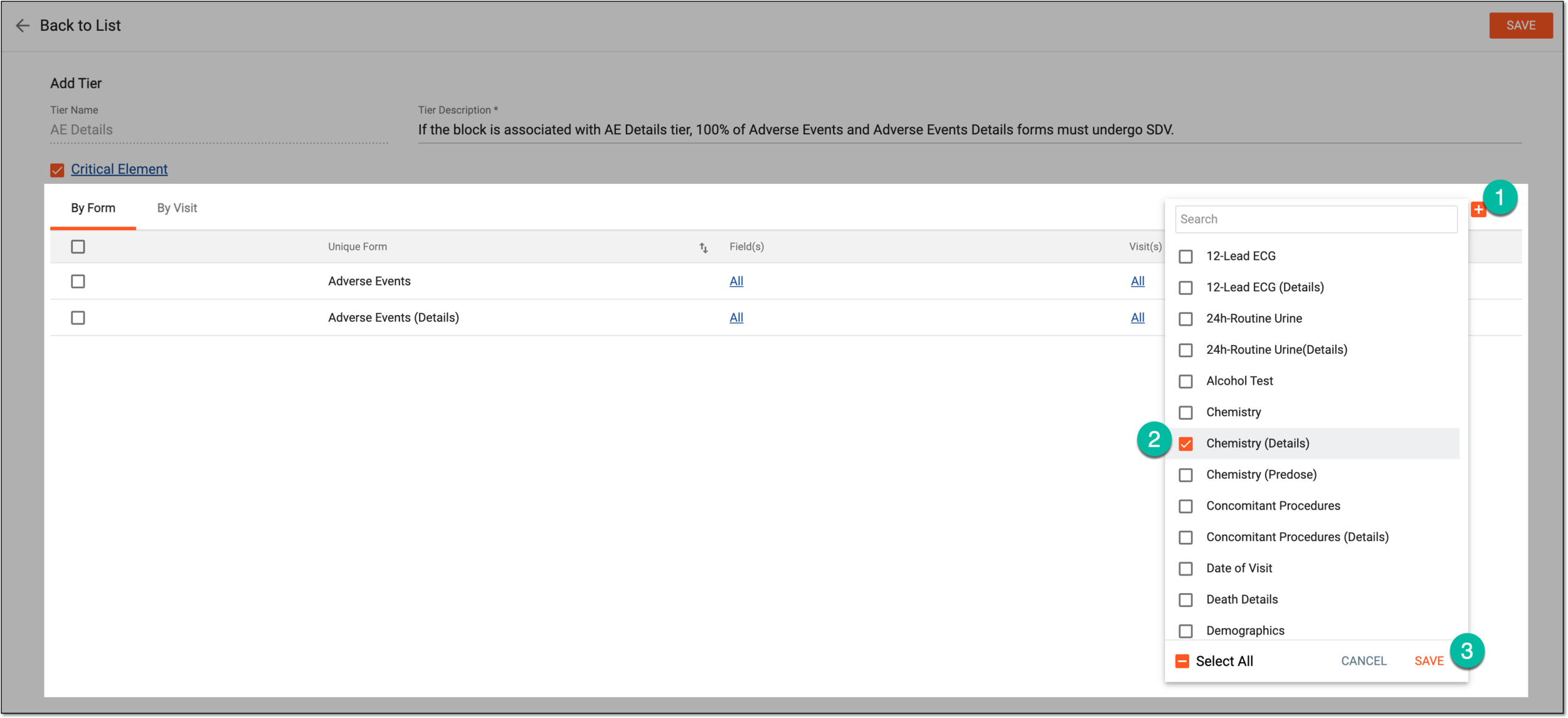 Adding more forms to tier