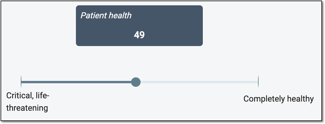 Continuous slider item example