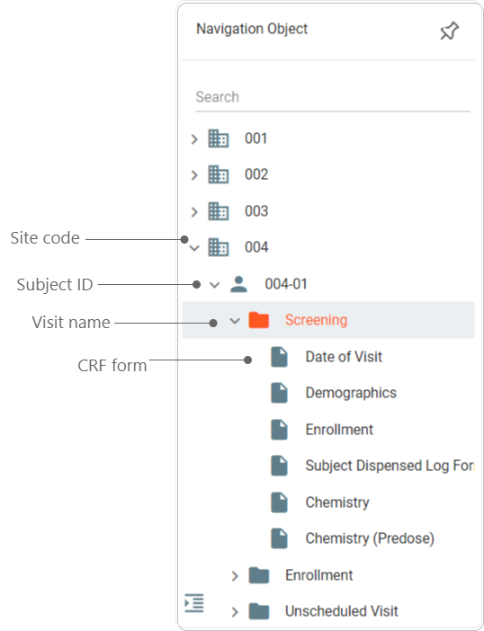 Locating subject characteristic