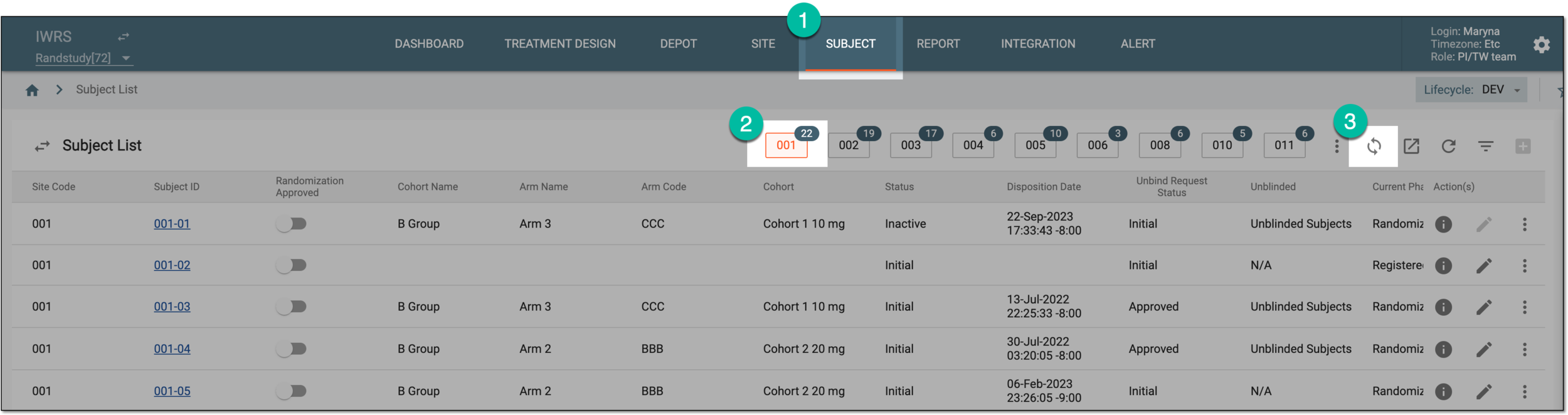Syncing site dispensing data