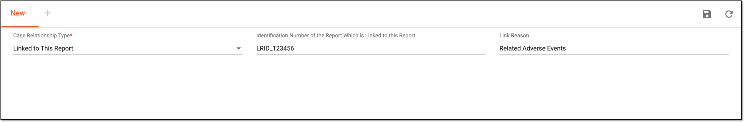 Completing linked information