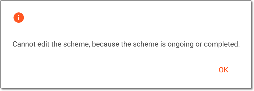 Receiving editing error