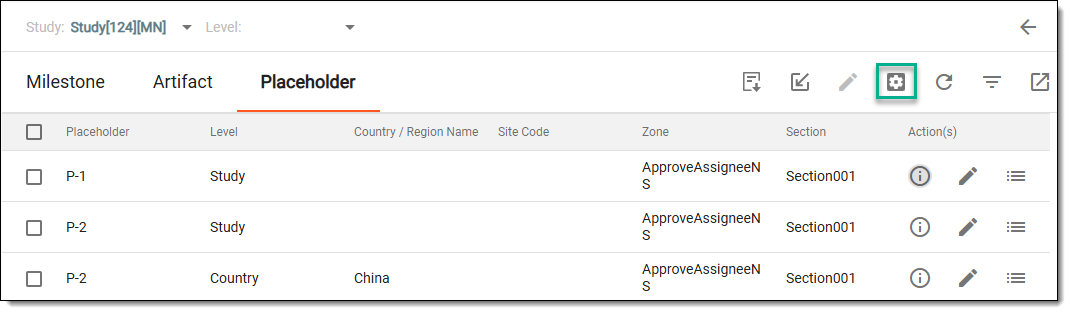 Accessing placeholder settings
