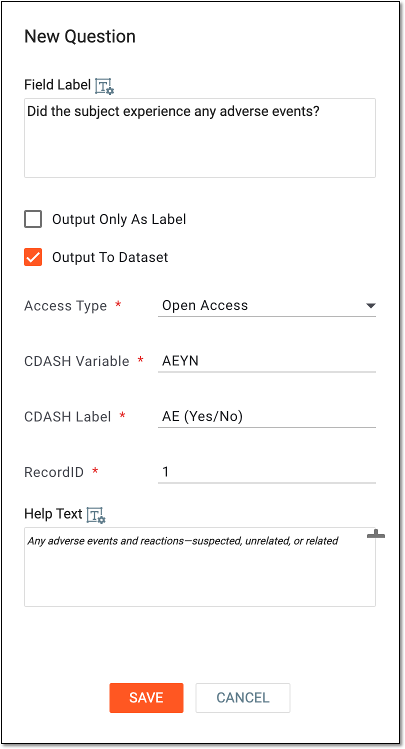 Adding question details