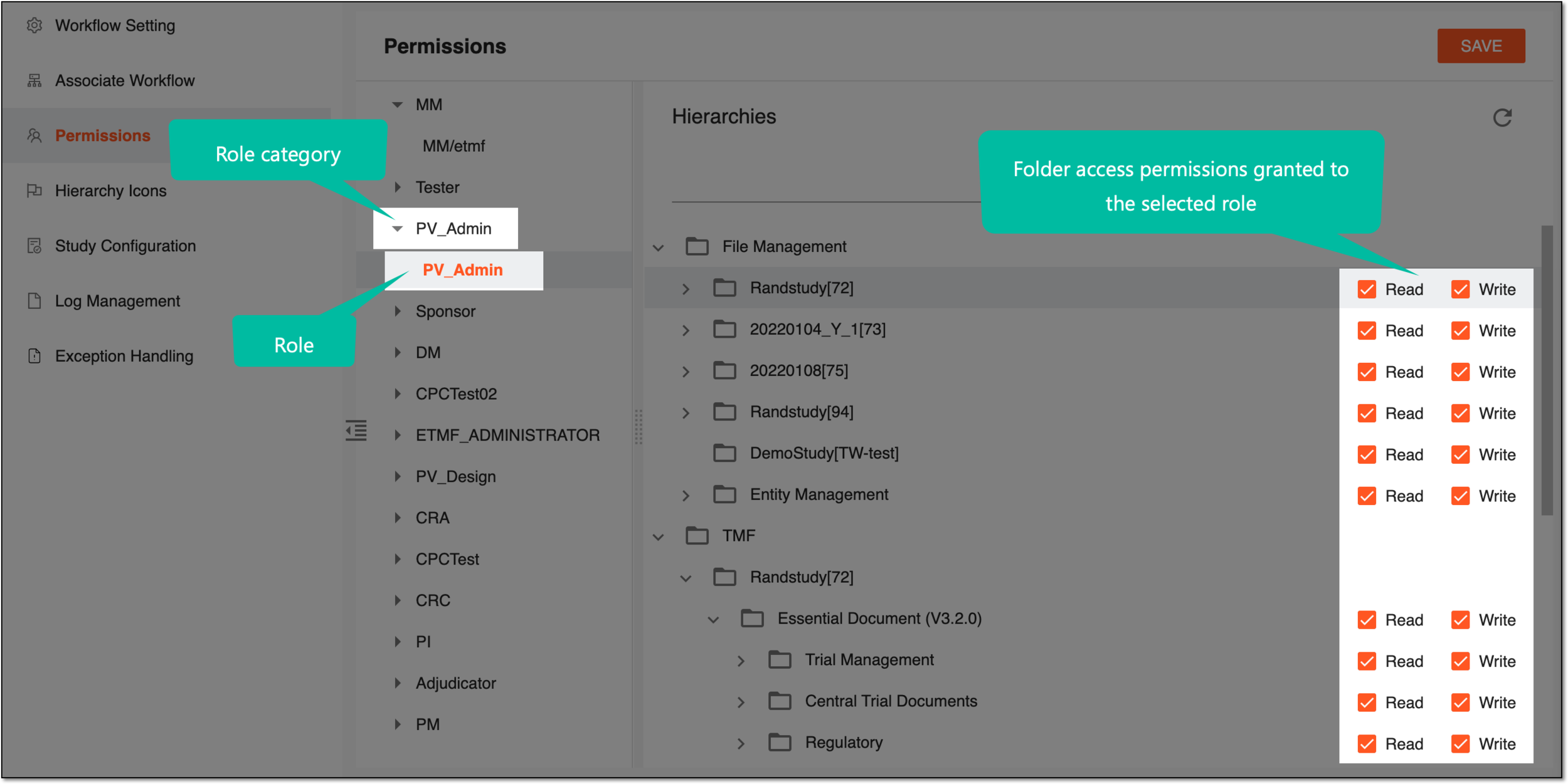 Assigning access control permissions