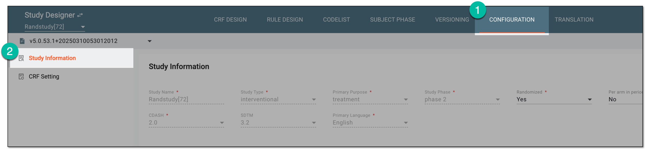 Accessing study information